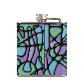 Neuroart Glas in lood Heupfles (Achterkant)