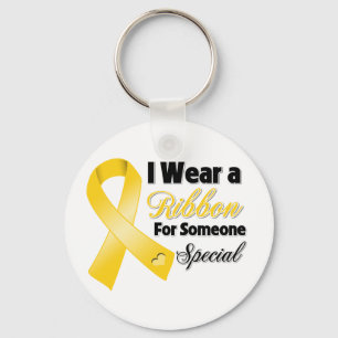 Neuroblastoma Ribbon - Speciaal iemand Sleutelhanger