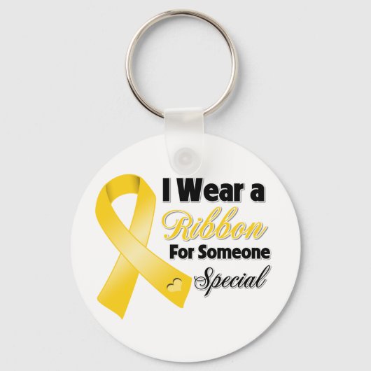 Neuroblastoma Ribbon Special Sleutelhanger (Voorkant)