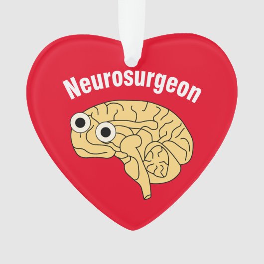 Neurochirurg hersenen ornament (voorkant)