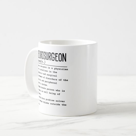 Neurochirurg Koffiemok (Voorkant links)