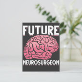 Neurochirurg Student Funny Brain Neuro chirurg Briefkaart (Staand voorkant)