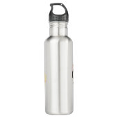 Neurodivergent affirmant bouteille d'eau métalliqu (Dos)