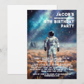 Neurodivergent Autiste Invitation de fête d'annive (Devant / Derrière)