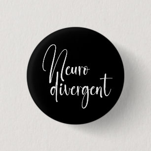 neurodivergent   Bewustzijn van neurodiversiteit Ronde Button 3,2 Cm