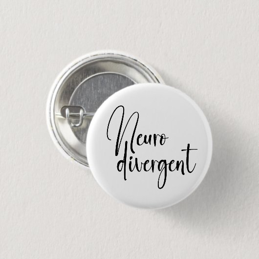 neurodivergent | Bewustzijn van neurodiversiteit Ronde Button 3,2 Cm (Voorkant /achterkant)