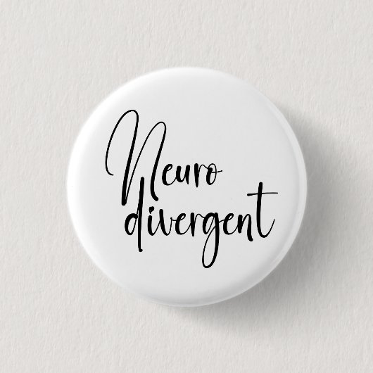 neurodivergent | Bewustzijn van neurodiversiteit Ronde Button 3,2 Cm (Voorkant)