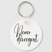 neurodivergent | Bewustzijn van neurodiversiteit Sleutelhanger (Voorkant)