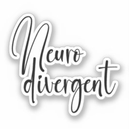 neurodivergent | Bewustzijn van neurodiversiteit Sticker