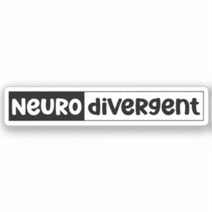 neurodivergent   Bewustzijn van neurodiversiteit Sticker