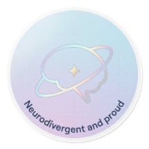 Neurodivergent en Trots Pastel Hersenen Planeet