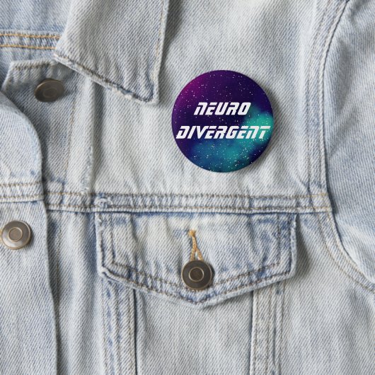 Neurodivergent  Galaxy Identity Ronde Button 5,7 Cm (In situ)