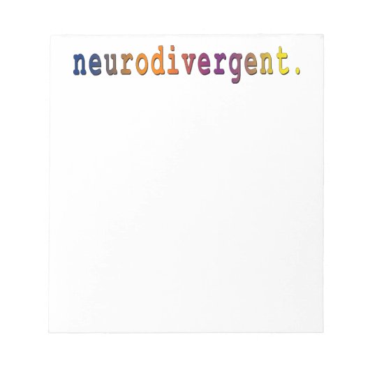 Neurodivergent notitieblok (Voorkant)