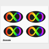 neurodivergent ovale sticker (Vel)