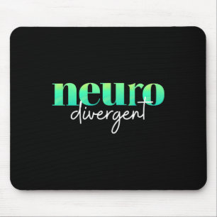 Neurodivergent Pride voor autisme Adhd en wees op Muismat