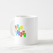 neurodivergent | Rainbow Neurodiversity Awareness Koffiemok (Voorkant links)