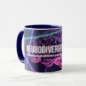 NeuroDivergent Rebel Refusant l'assimilation Mug (Devant gauche)