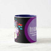 Neurodivergent Rebel Unicorn Coffee Mok (Midden)