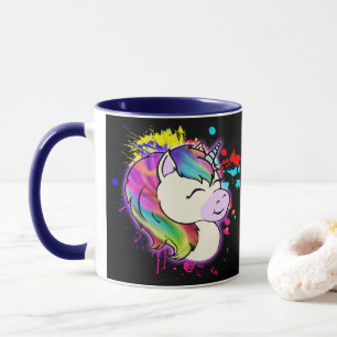 Neurodivergent Rebel Unicorn Coffee Mok