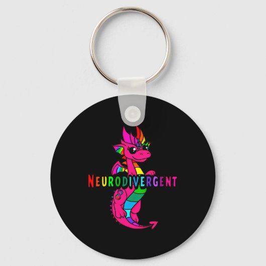 neurodivergent sleutelhanger (Voorkant)