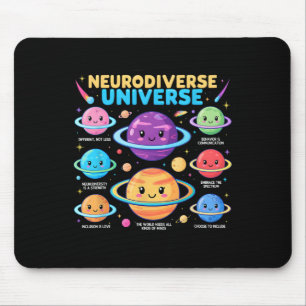 Neurodiverse Autisme Bewustzijn Universum Speciale Muismat