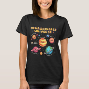 Neurodiverse Universum Speciaal Onderwijs Autisme T-shirt