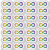 Neurodiversité Autisme Acceptation Rainbow Sticker (Devant)