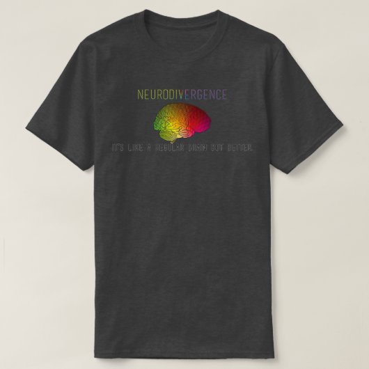 Neurodiversiteit 28 t-shirt (Design voorkant)