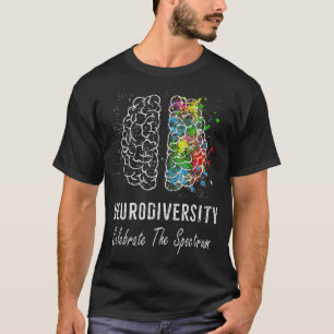 Neurodiversiteit - Autisme Spectrum ASD ADHD Regen T-shirt