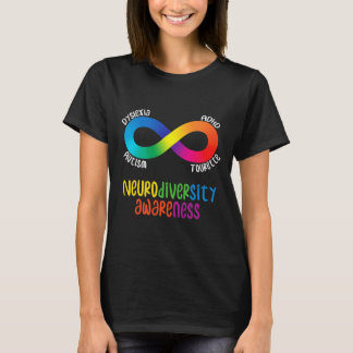 Neurodiversiteit Bewustmaking en autisme Dyslexie  T-shirt