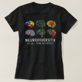 Neurodiversiteit - Embrace ADHD Autisme Awareness  T-shirt (Design voorkant)