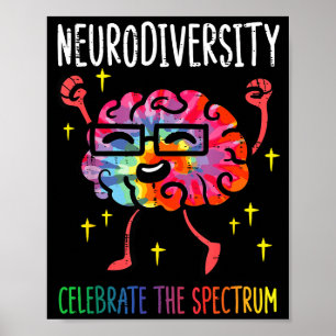 Neurodiversiteit Hersenen Autisme Bewustzijn Asd A Poster