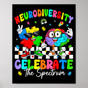 Neurodiversiteit hersenen autisme bewustzijn asd a poster