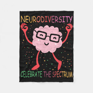 Neurodiversiteit Hersenen Autisme Bewustzijn ASS A Fleece Deken