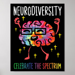 Neurodiversiteit Hersenen Autisme Bewustzijn ASS A Poster