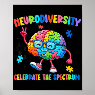 Neurodiversiteit Hersenen Autisme Bewustzijn ASS A Poster