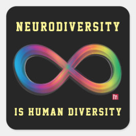 Neurodiversiteit is de Sticker van de menselijke v