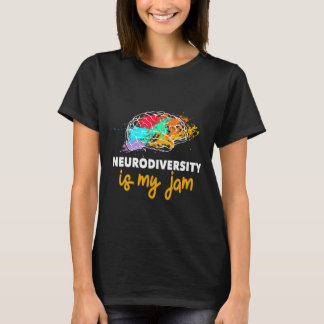 Neurodiversiteit is mijn Jam Cool Autistic Awarene T-shirt