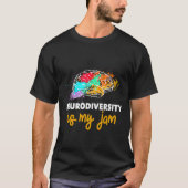 Neurodiversiteit is mijn Jam Cool Autistic Awarene T-shirt (Voorkant)