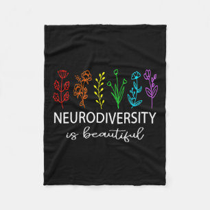 Neurodiversiteit is prachtige Autisme Bewustzijn M Fleece Deken