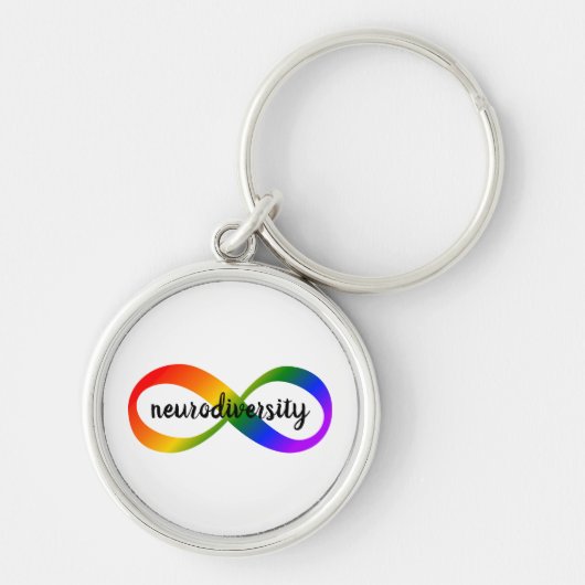 Neurodiversiteit Oneindigheid Sleutelhanger (Voorkant)