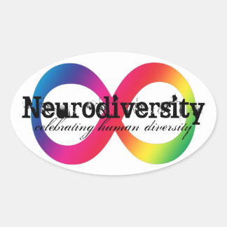 Neurodiversiteit Ovale Sticker