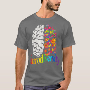 Neurodiversiteit Rainbow Autism Spectrum ASD ADHD T-shirt
