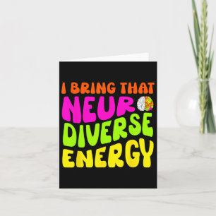 Neurodiversiteit Shirt Autisme ADHD ASS Neurodiver Kaart