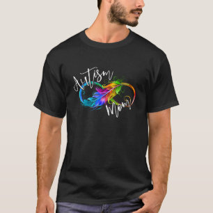 Neurodiversiteit Symbool Regenboog Oneindigheid Au T-shirt