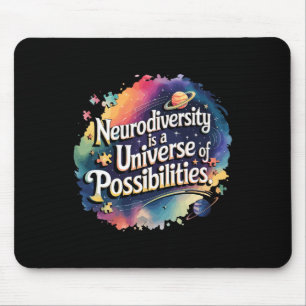 Neurodiversiteit Universum van mogelijkheden in de Muismat