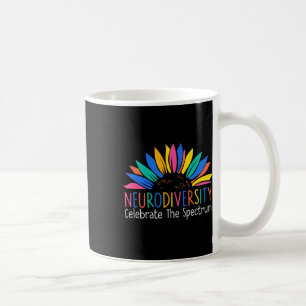 Neurodiversiteit vieren het spectrum - hersenautis koffiemok