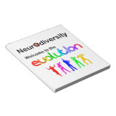 Neurodiversiteit Welkom in de evolutie Notitieblok (Schuin)