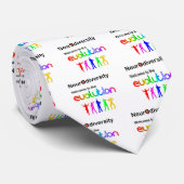 Neurodiversiteit Welkom in de evolutie Stropdas (Opgerold)