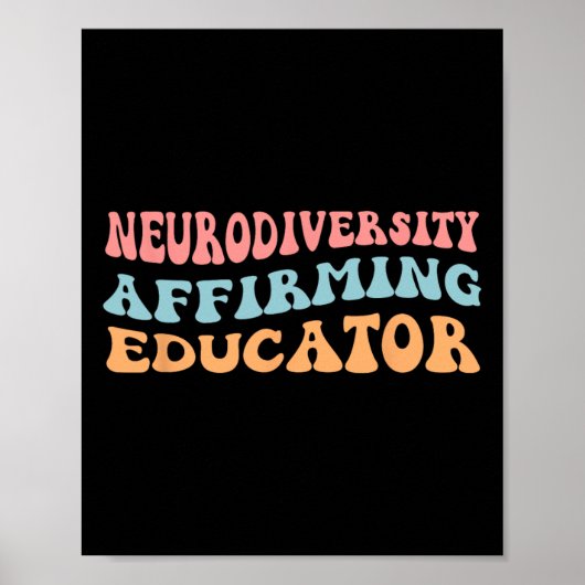 Neurodiversity Affirming Educator Poster (Voorkant)